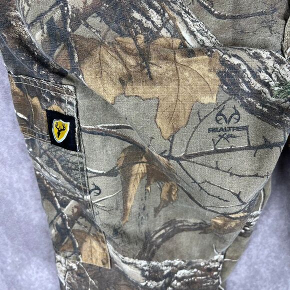 Realtree Men's Camo Hunting Scent Blocker Size L Pants - Picture 5 of 8